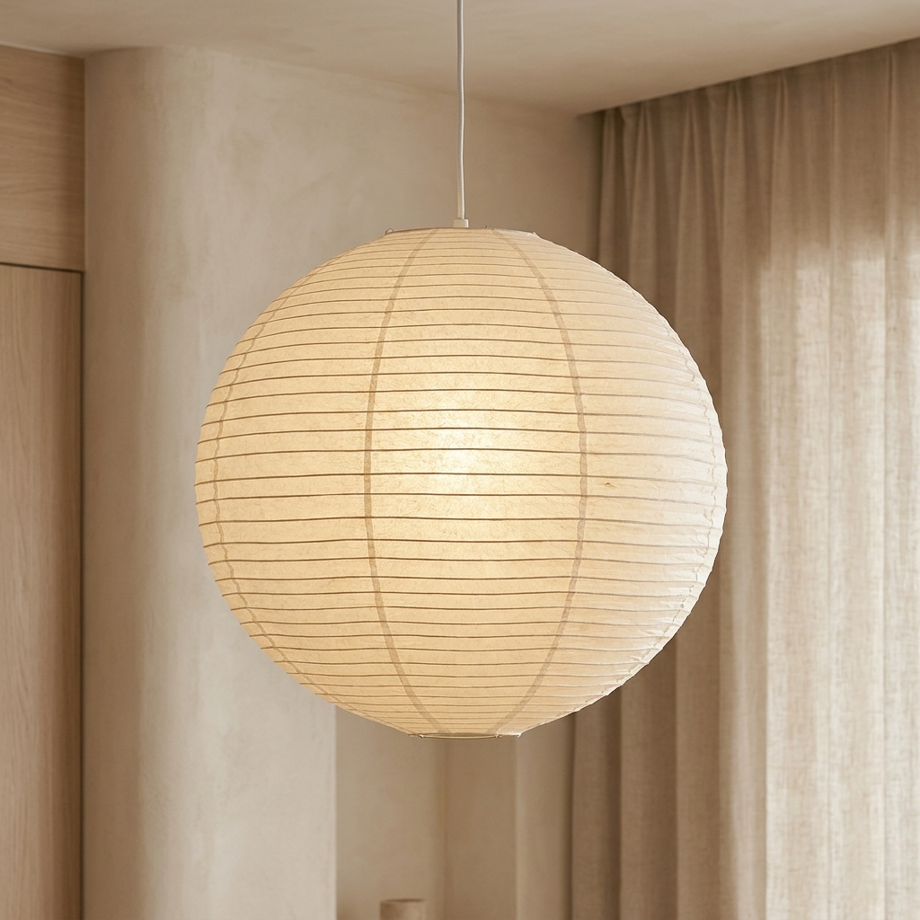 Hoshi Rice Paper Globe Pendant Lamp